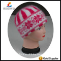 DSC9592 lingshang angora haute qualité Custom Crocheting Chaussure tricotée Beret chaude pour hiver